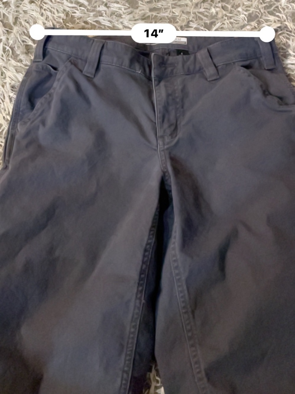 Carhartt women size 4 Chino Pants - Dark Gray